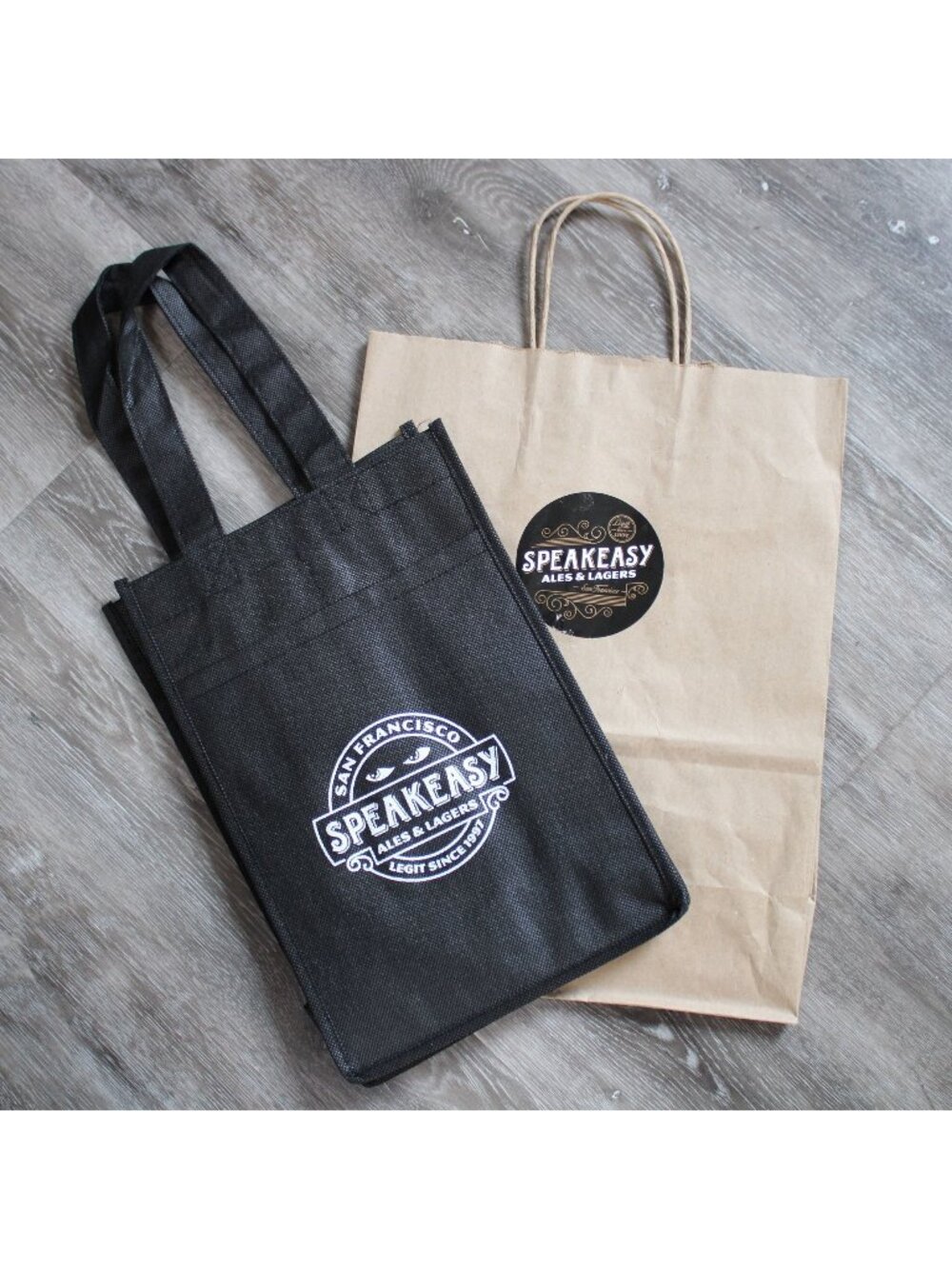 Speakeasy Brewing Company Cloth and Paper Bags Craft Beer Brewery Ephemera